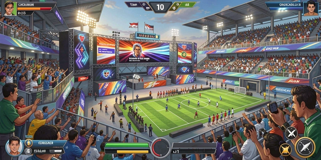 Kompetisi seru dengan teman dalam mode multiplayer.