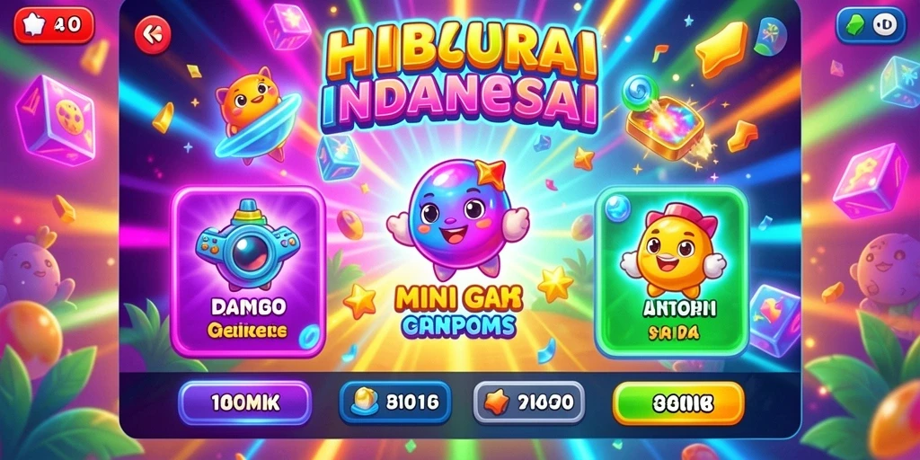 Tantangan menarik di setiap level.