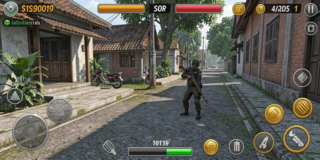 Layar hadiah dan pencapaian yang menggiurkan bagi pemain.