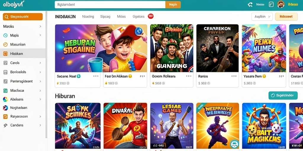 Level permainan yang menantang dan seru.