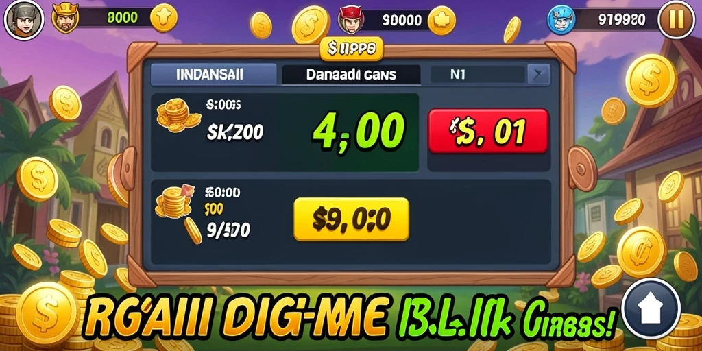 Screenshot 3 menunjukkan upgrade karakter yang tersedia dalam game.